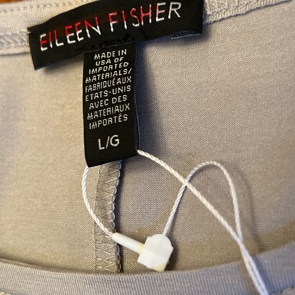 Garnet Hill Eileen Fisher Tencel Jersey Jewel Neck Top - Picture 11 of 11